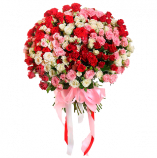 Букет из кустовых роз «Барокко»