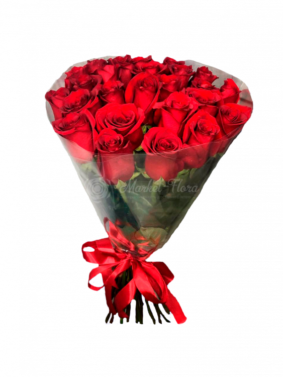 Букет из красных роз «Масса красных роз»